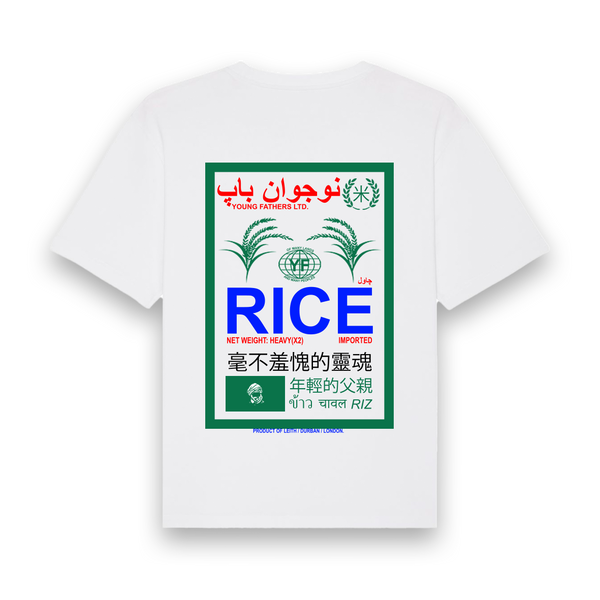 RICE WHITE T-SHIRT